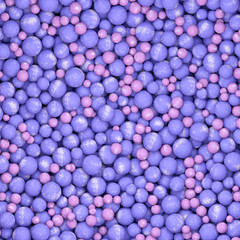 stacked marbles with abstract pink and violet texture