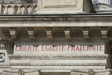 Liberty, equality, fraternity