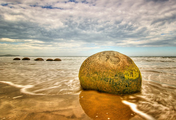Moeraki Boulders in Neuseeland