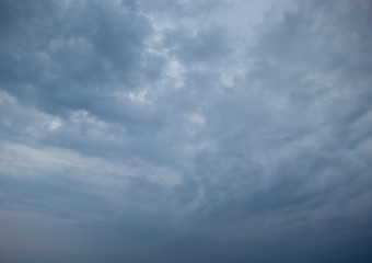 dark gray dramatic cloudy sky