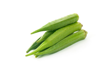 Fresh raw okra