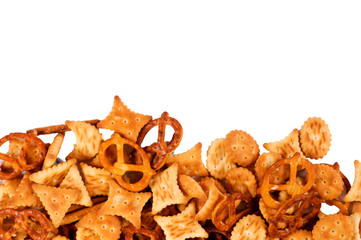 Snacks isolated