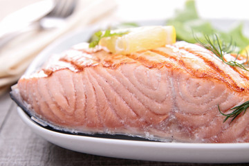 grilled salmon