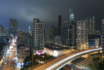Fototapeta na wymiar Hong Kong City Night