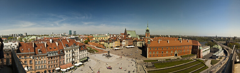 Panele Szklane  Panorama Warszawy