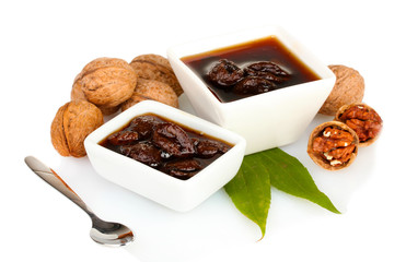 jam walnuts in a bowl