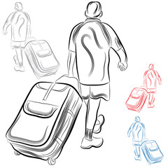 Man With Luggage
