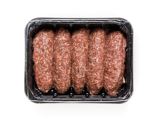 Flesh meat product for cooking packed in box