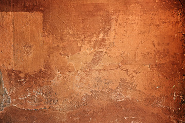 Rough textured brown cement wall