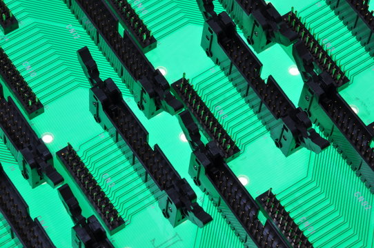 Circuit board, abstract digital world