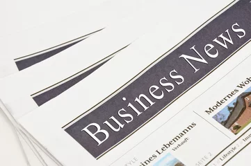 Peel and stick wall murals Newspapers Business News