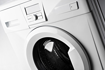washing machine on a white background