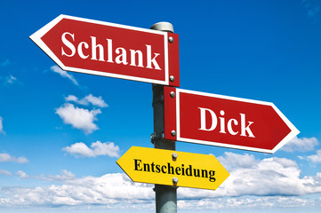 Schlank oder Dick