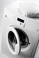 washing machine on a white background
