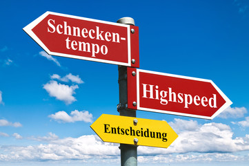 Schneckentempo vs Highspeed