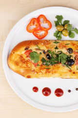 Delicious slice of pizza