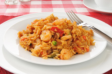 Shrimp stir fry