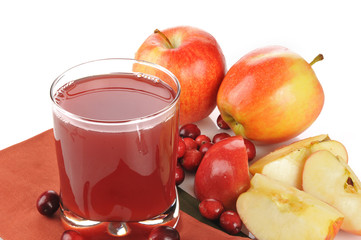Cranberry apple juice