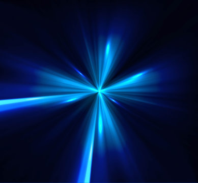 abstract shiny blue rays colorful vector