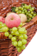 apples and grapes