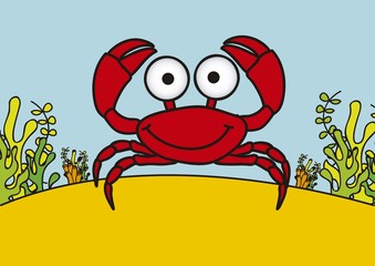Illustration of  crab