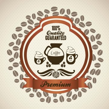 Coffee icon label