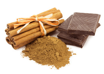 chocolate, cinnamon