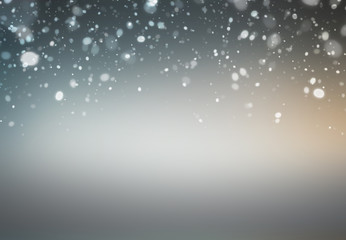 Abstract Snowflake background