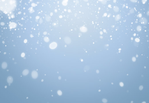 Abstract blue Snowflake background