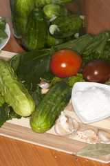 Vegetables and greens seasoning spices