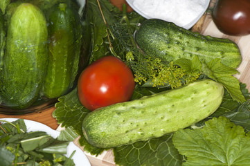 Vegetables and greens seasoning spices