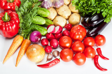 Fresh vegetables - healthy eating concept