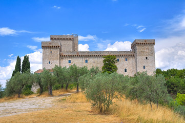 Albornoz fortress. Narni. Umbria. Italy.