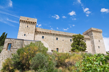 Albornoz fortress. Narni. Umbria. Italy.