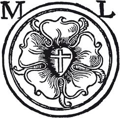 Luther Rose (woodcuts - Holzschnitt)