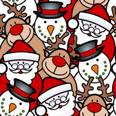 seamless christmas background
