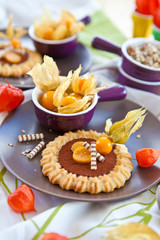 Chocolate taste with winter cherries