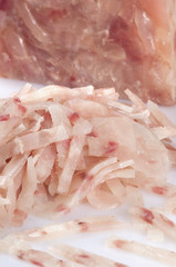 meat of pork on white,the nerves