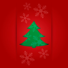 Greeting cad folder for Christmas Day