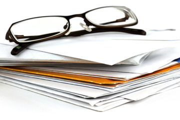 Mail and eyeglasses