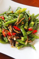 Spicy dried fish