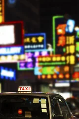 Acrylic prints Hong-Kong Taxi in Hong Kong