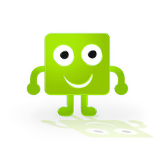 Grüne Figur - Stehend