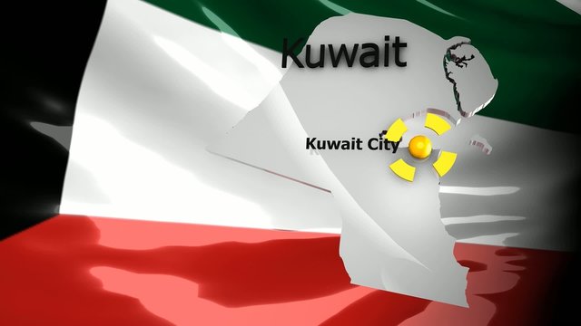 Crisis location map series, Kuwait.