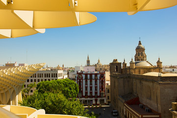 cityscape of Seville, Spain