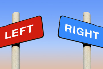 Left and right signs