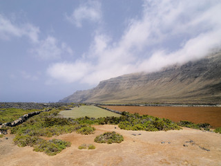 Famara Cliffs and Salinas del Rio, Lanzarote