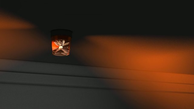 Emergency siren light.