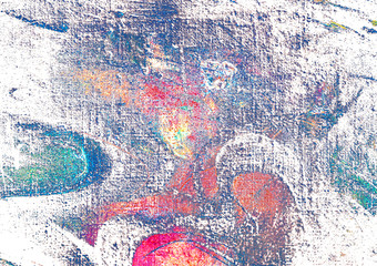 Abstract painting by oil on canvas,  illustration,  background © Mikhail Zahranichny