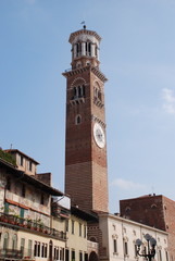 Campanile in Erbe square